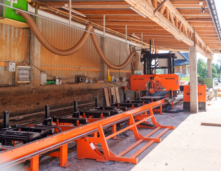 miejce załądunku drewna tartacznego