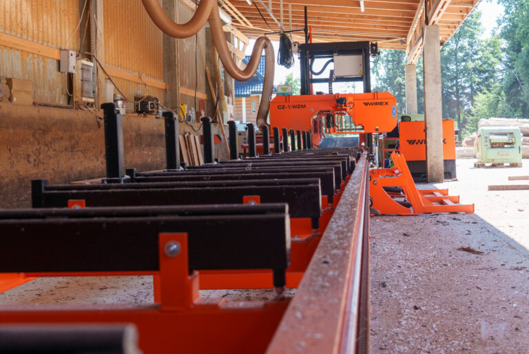 trak taśmowy w tartaku QBEK